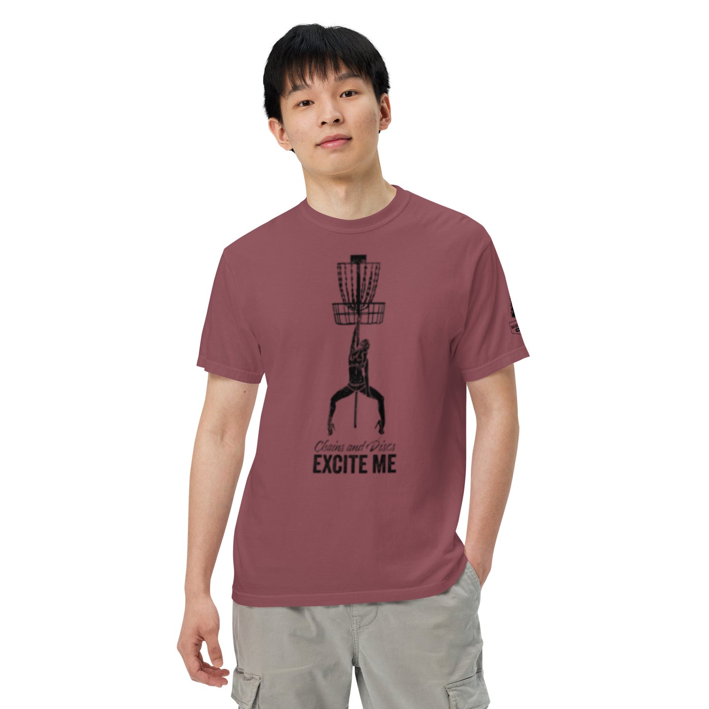 Chains and Disc's Excite Me Heavy Tee